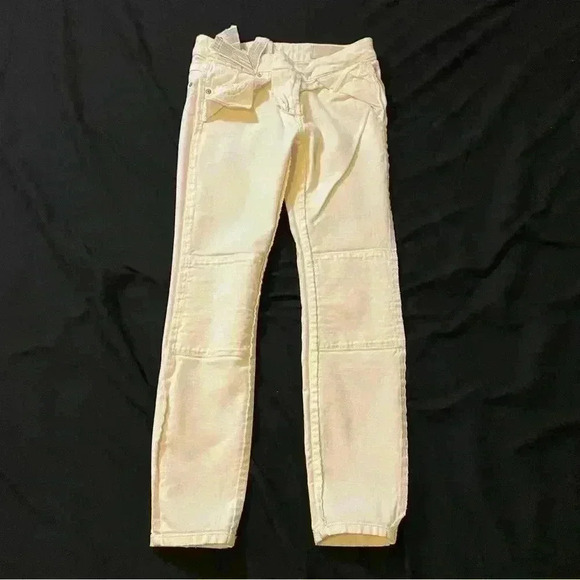 Zara Women Premium Denimwear Collection Jeans Off-white Color Size 2 - Picture 2 of 16
